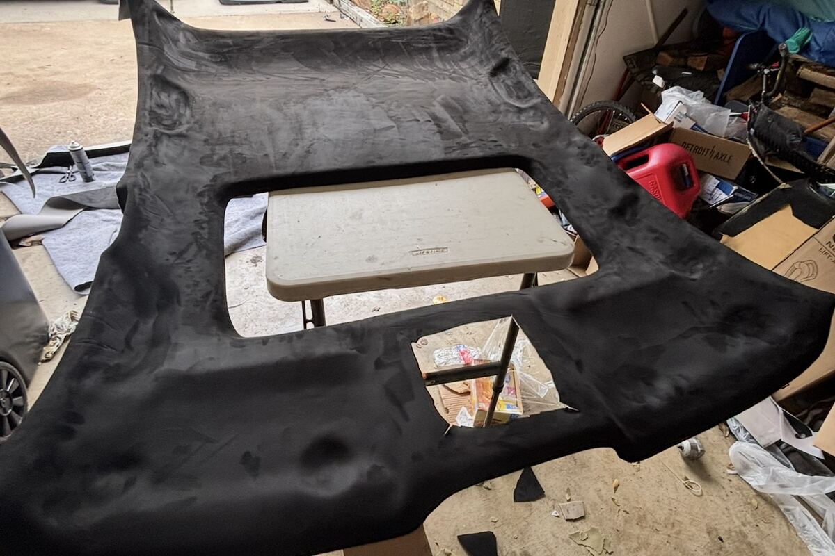 Front bumper removed during panel work
